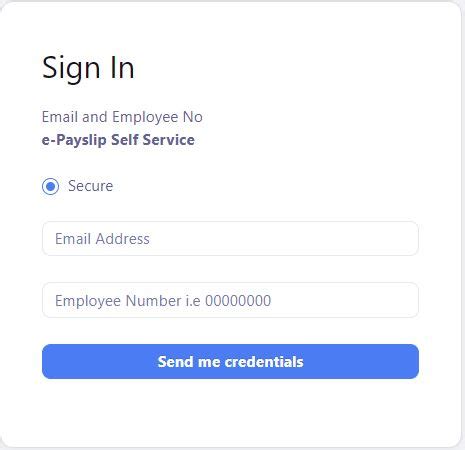 ePayslip Self Service Portal Login – How to Download  .